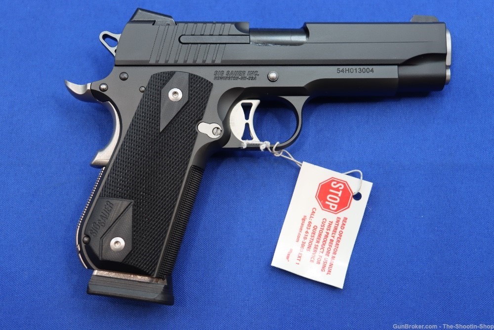 Sig Sauer FASTBACK NIGHTMARE 1911 Pistol 45ACP G10 45 ACP Bobtail 4.2" NEW-img-6