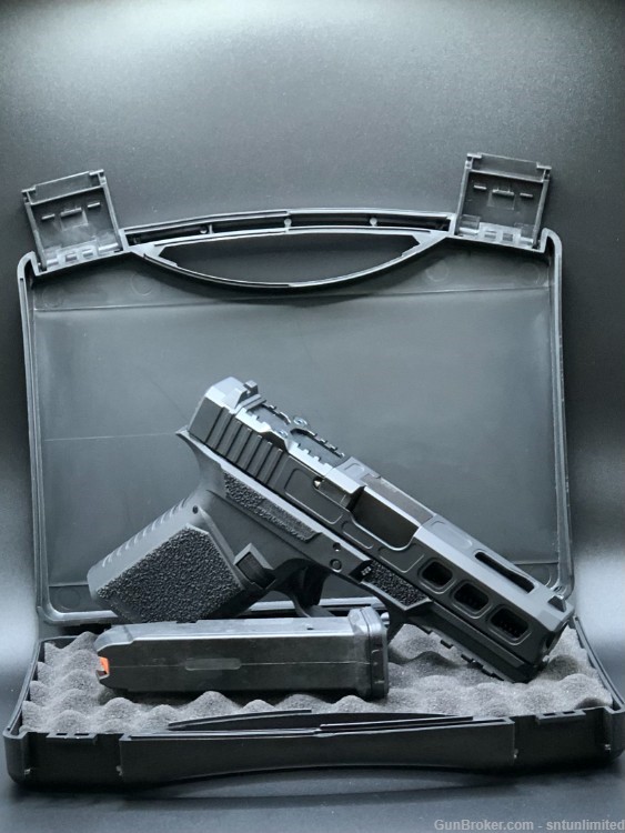 New Custom glock 19 gen3 Graphite black SCT Frame w Leo Precision slide 9mm-img-4