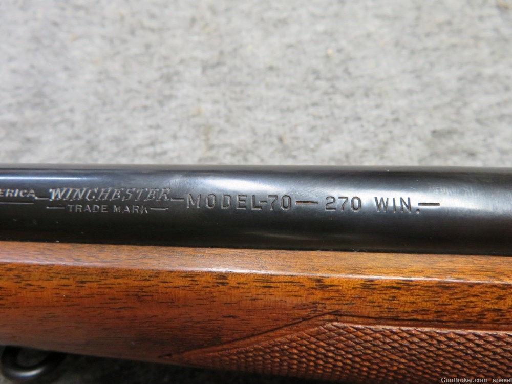 PRE-64 WINCHESTER MODEL 70 BOLT ACTION RIFLE-.270 WIN. CALIBER-EXCELLENT-img-12