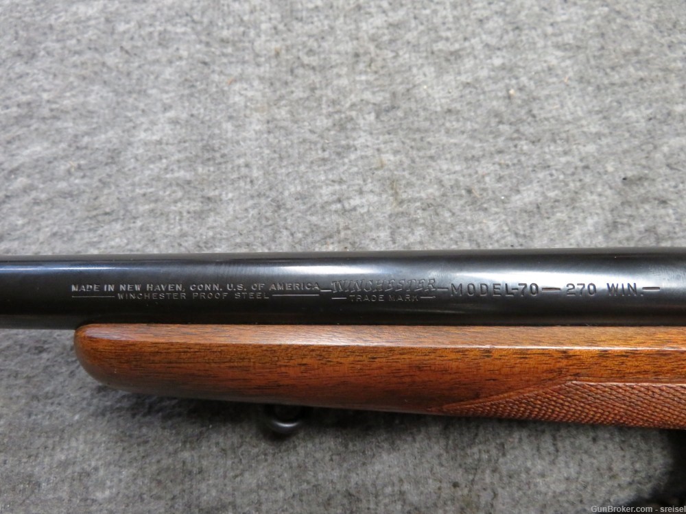 PRE-64 WINCHESTER MODEL 70 BOLT ACTION RIFLE-.270 WIN. CALIBER-EXCELLENT-img-11