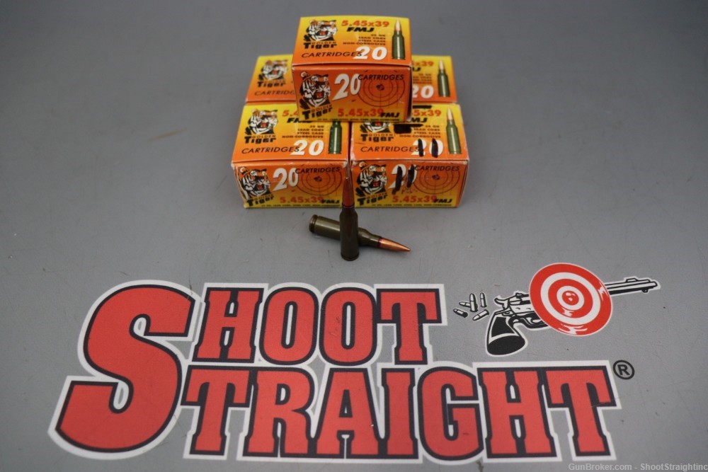 Lot O' Golden Tiger 59gr Lead Core 5.45x39mm [91rds]-img-0