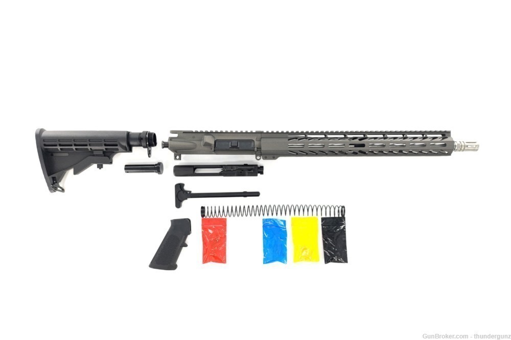 .300 Blackout Rifle Kit -( NO LOWER )-Tungsten 16"Stainless Barrel,15" Rail-img-0