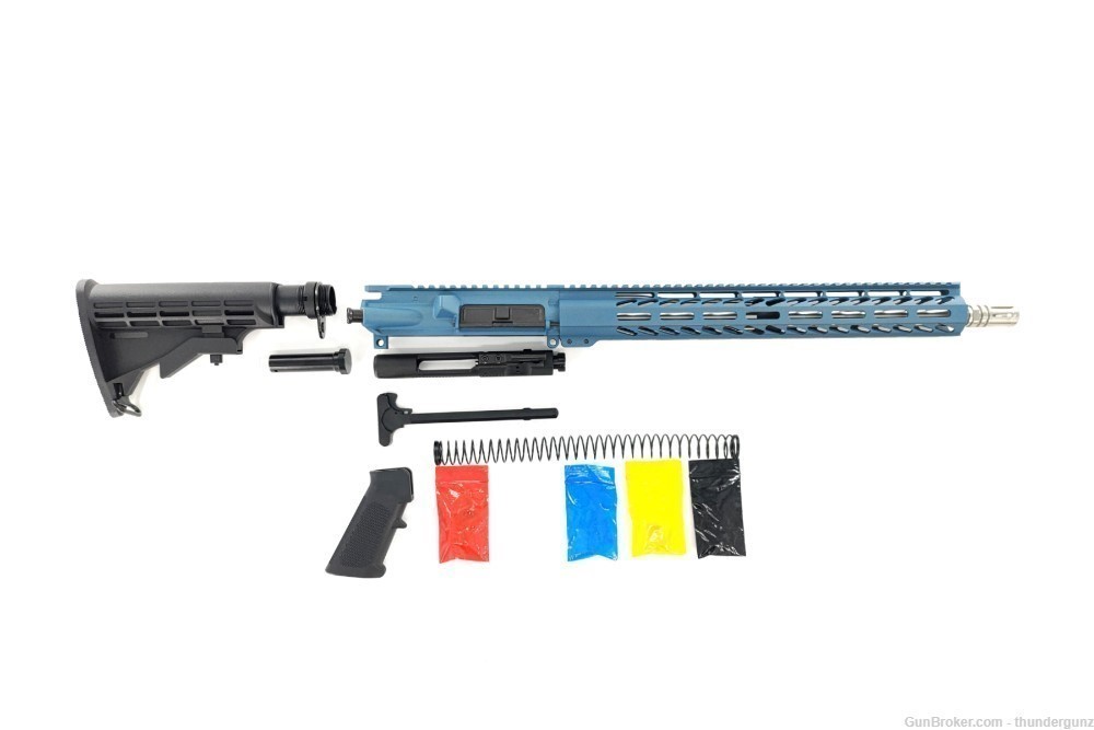 .300 Blackout Rifle Kit, -( NO LOWER )-Blue 16" Stainless Barrel, 15" Rail-img-0
