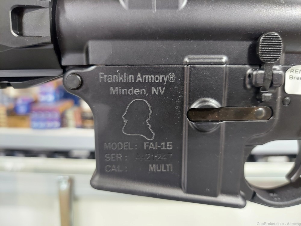 NEW!! Franklin Armory FAI-15 in 5.56 with Binary Trigger - PENNY START!-img-2
