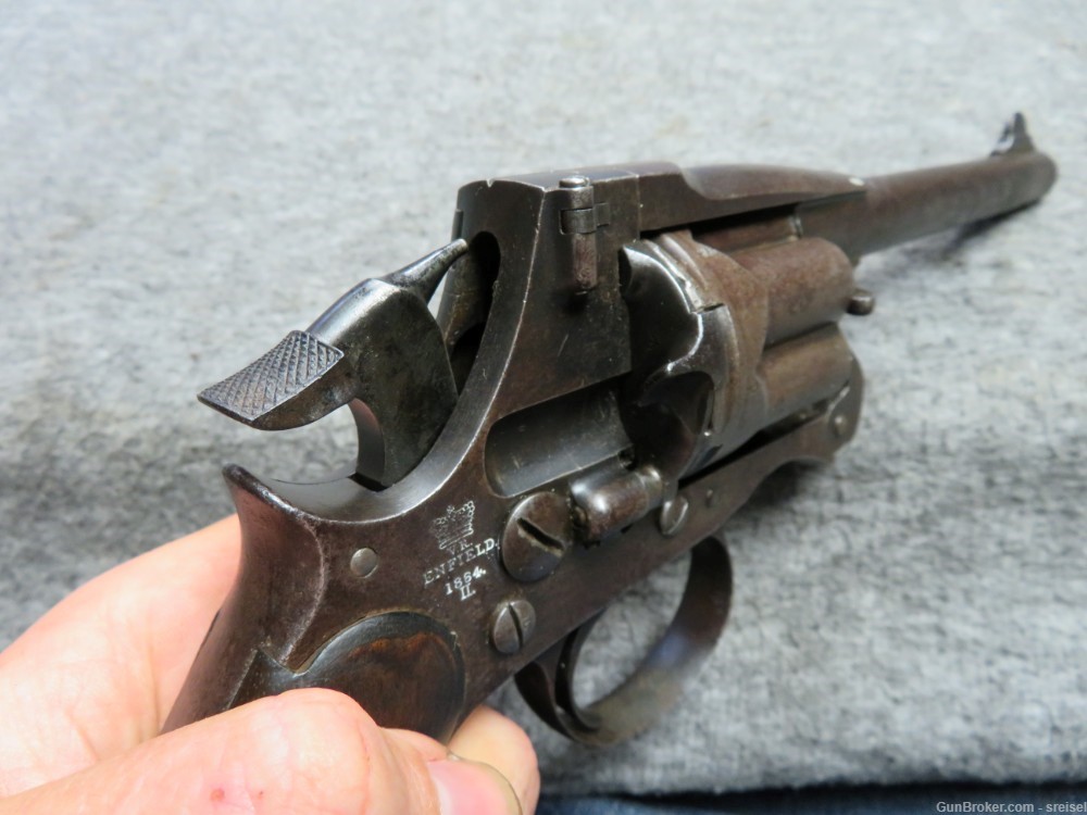 ANTIQUE BRITISH MARK II ENFIELD REVOLVER-DATED 1884-NEW SOUTH WALES-img-23