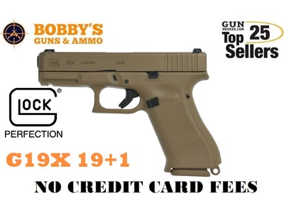 Glock PX1950703 G19X Compact 9mm Luger 17+1-19+1 4.02" FDE