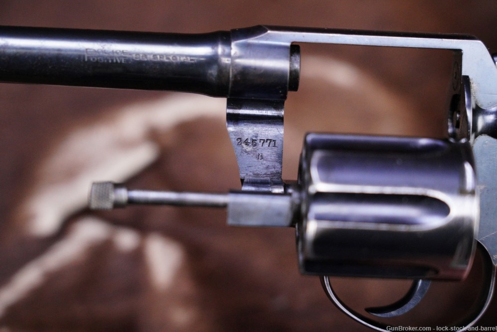 Colt Police Positive .38 Special, 1st Issue 6" DA Revolver, MFD 1922 C&R-img-12