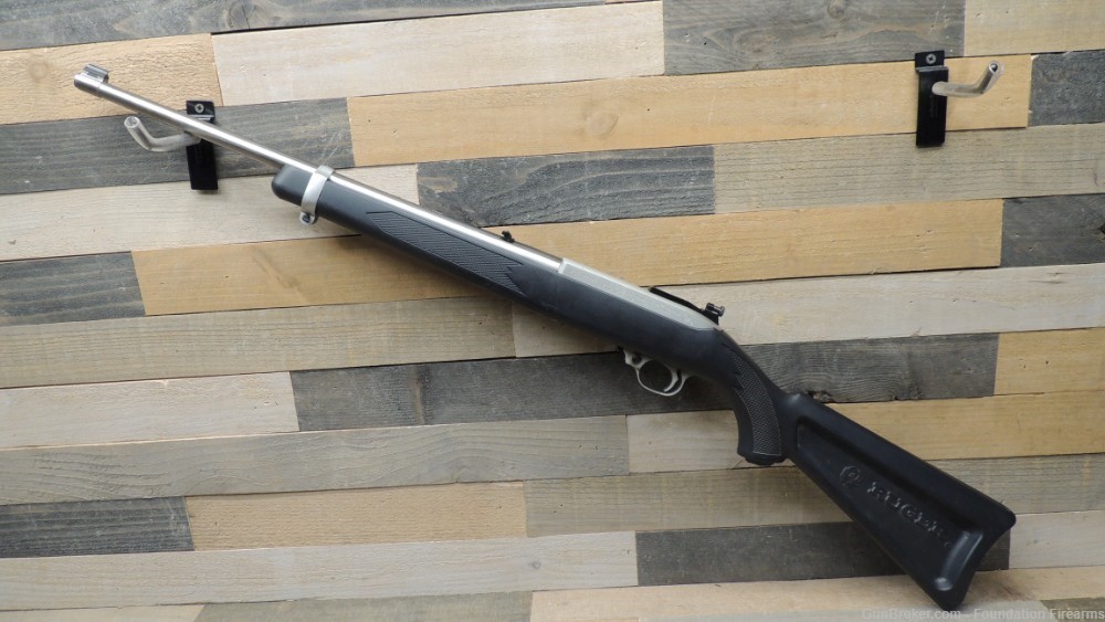Ruger 10/22 Stainless W/ Zytel Stock .22LR Excellent 1995 Mfg-img-5