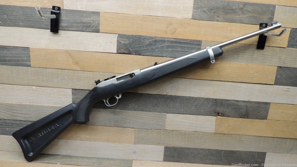 Ruger 10/22 Stainless W/ Zytel Stock .22LR Excellent 1995 Mfg-img-0
