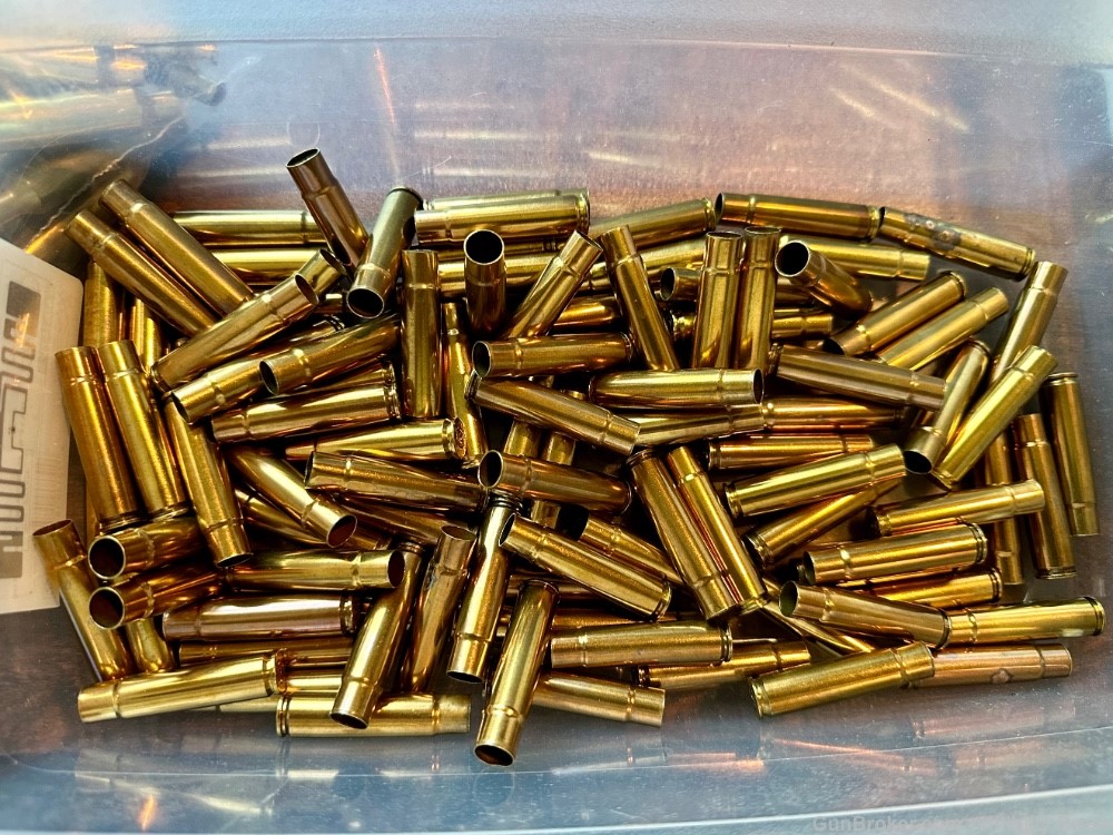 35 Remington .35 Rem Brass Previously fired x100 -img-0