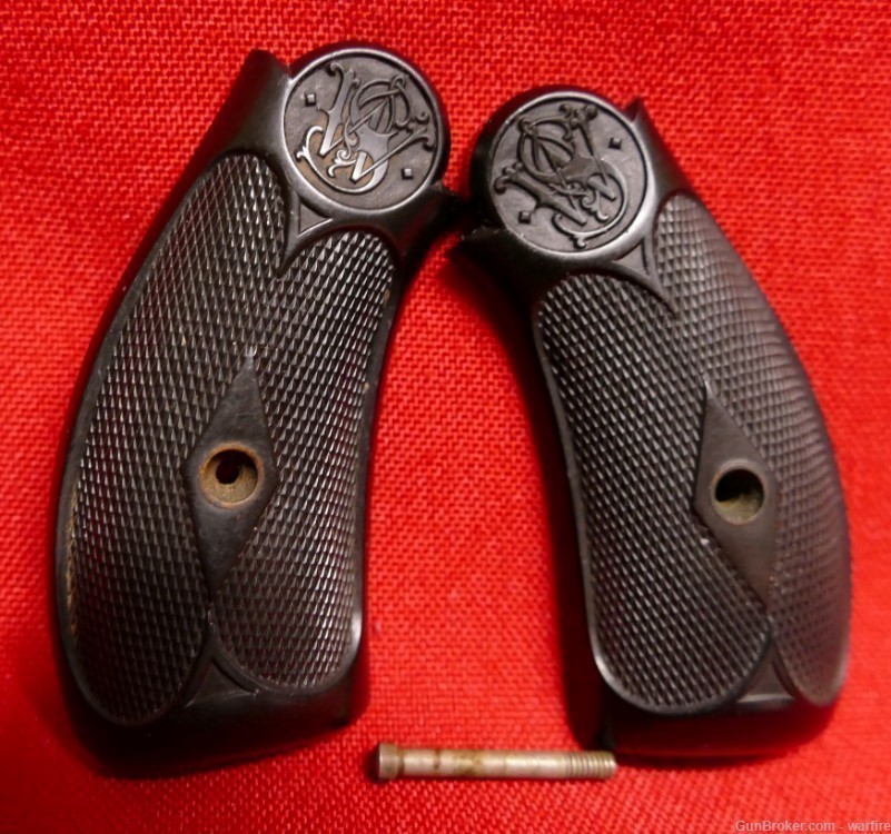 Prewar S&W Topbreak Revolver Grips -img-0