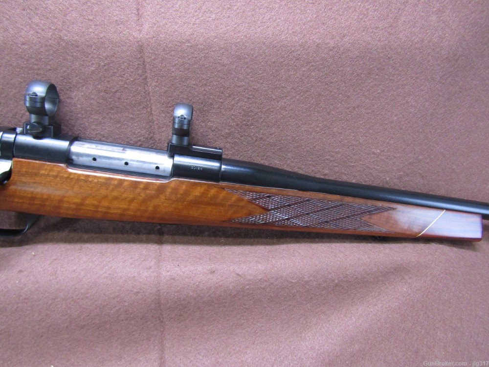 Weatherby Mark V 257 WBY Bolt Action Rifle Leupold Scope Rings-img-2