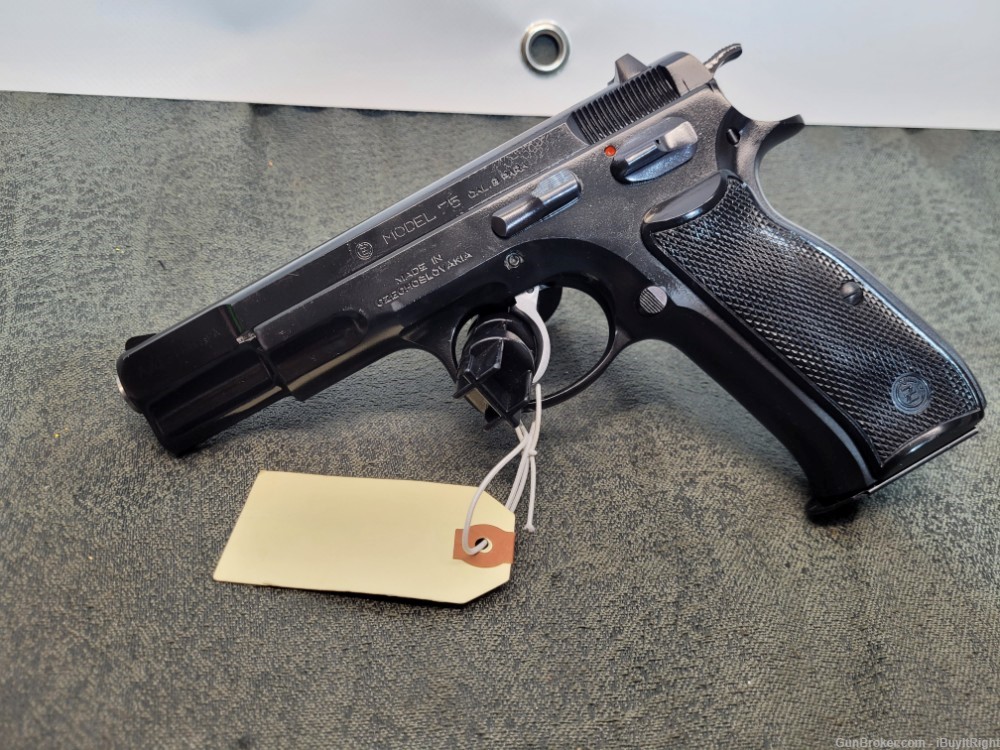 CZ 75 9mm Semi-Automatic Pistol Double Action Made in Czecheslovakia-img-6