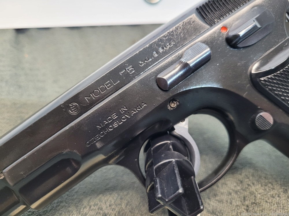 CZ 75 9mm Semi-Automatic Pistol Double Action Made in Czecheslovakia-img-11