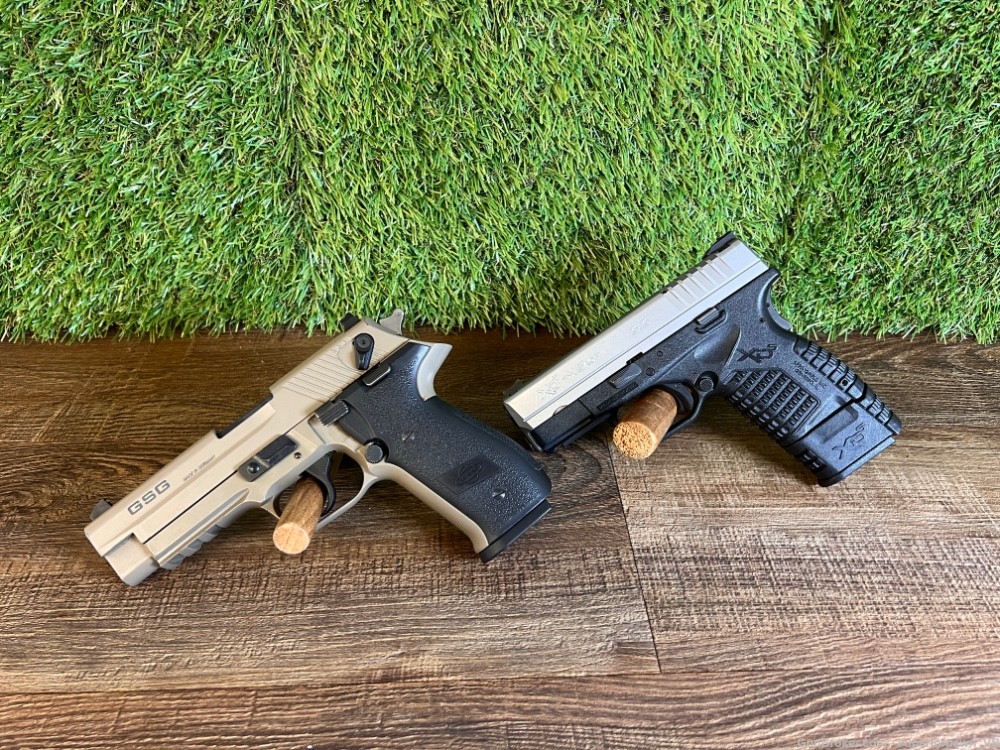 GUN LOT: Springfield XDS 9mm & GSG firefly .22LR Penny Auction -img-0