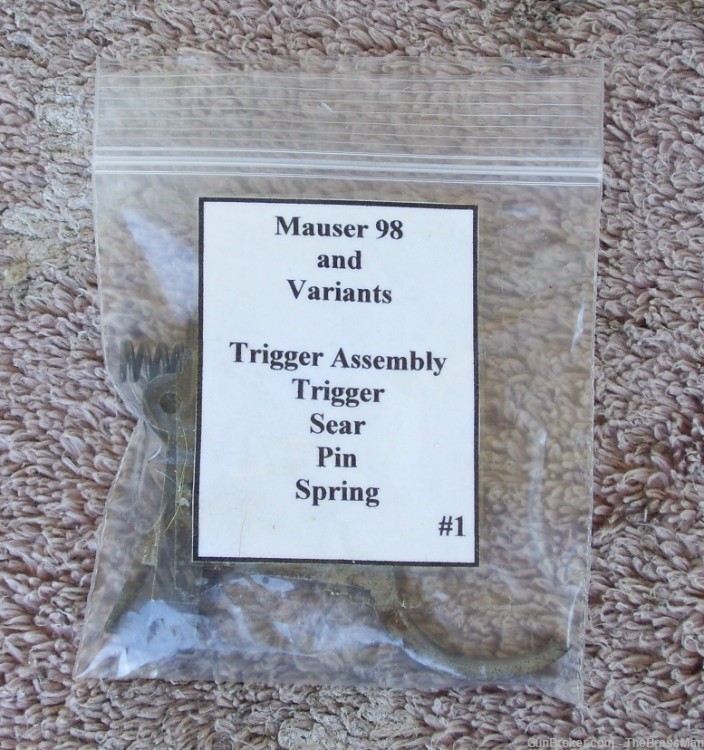 Mauser 98 Trigger Assembly  #1-img-0