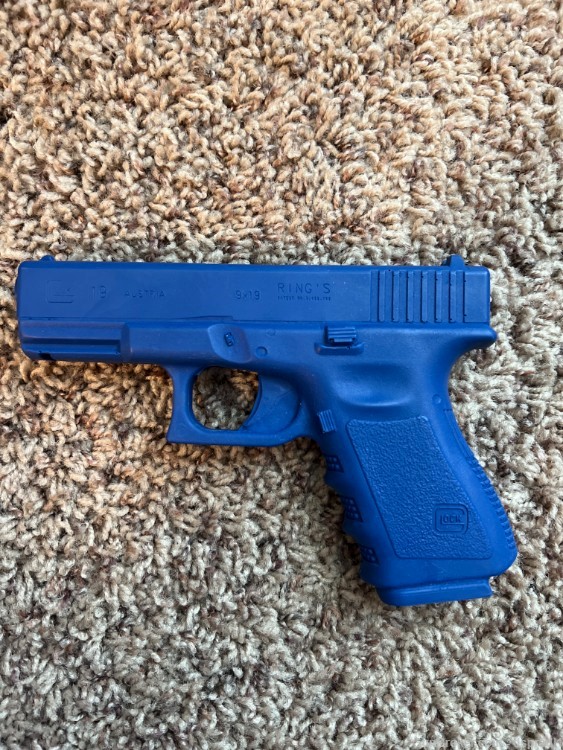 NEW Glock 19 Blue Gun-img-0