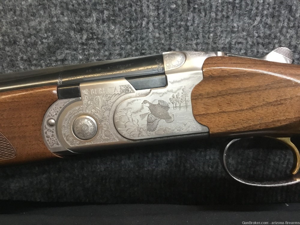 Beretta 687 Silver Pidgeon III Over Under Shotgun 20ga w. Case and Chokes-img-6