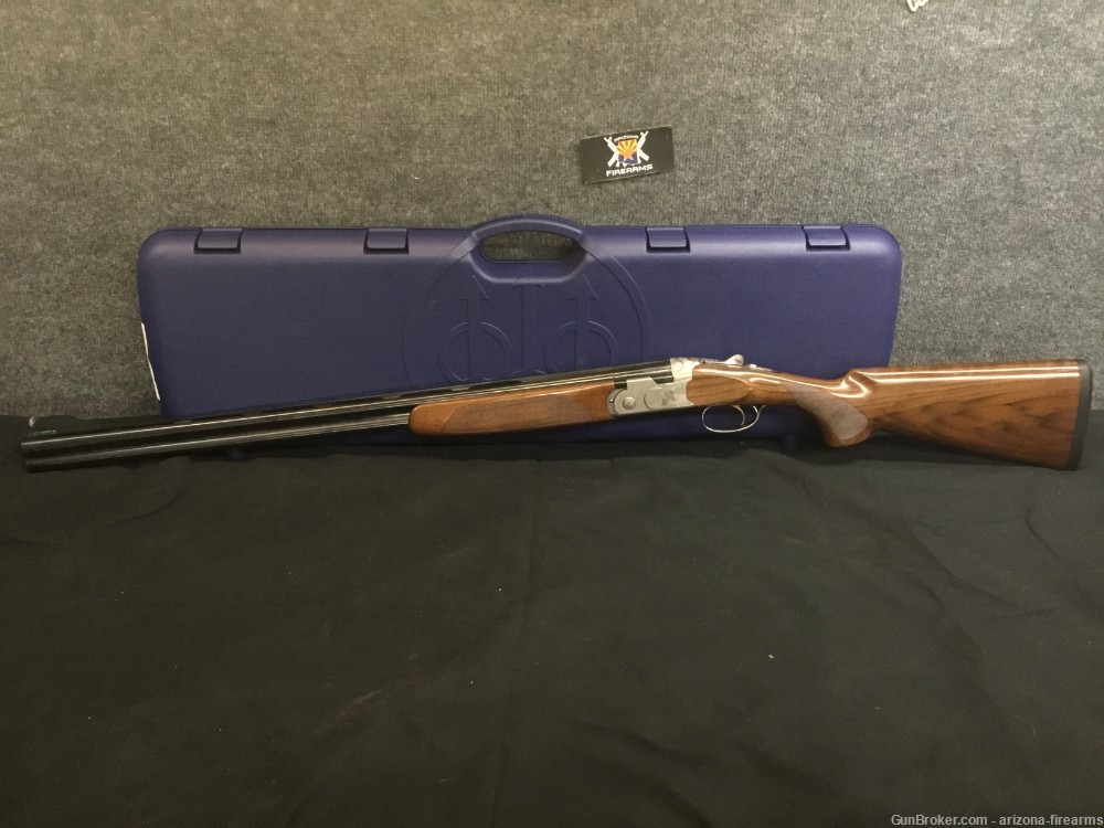Beretta 687 Silver Pidgeon III Over Under Shotgun 20ga w. Case and Chokes-img-0