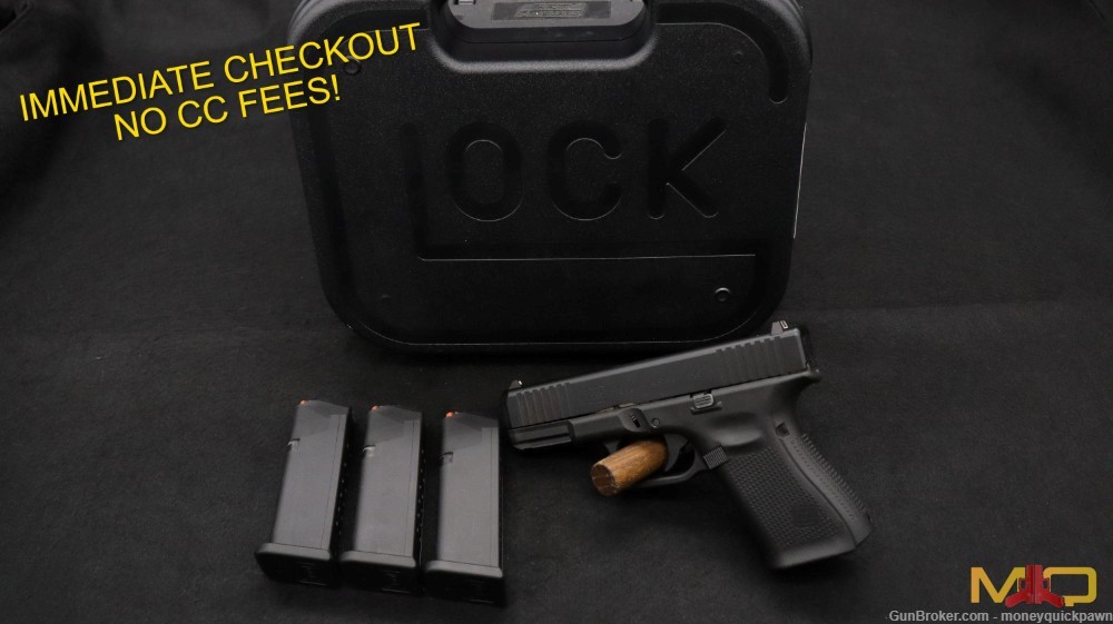 Glock G19 Gen5 9mm Great Condition In Case Penny Start!-img-0