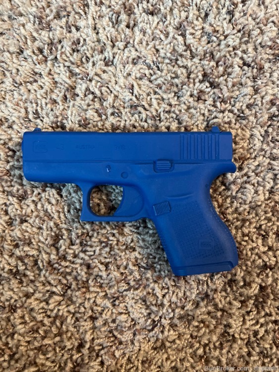 NEW Glock 43 Blue Gun-img-0