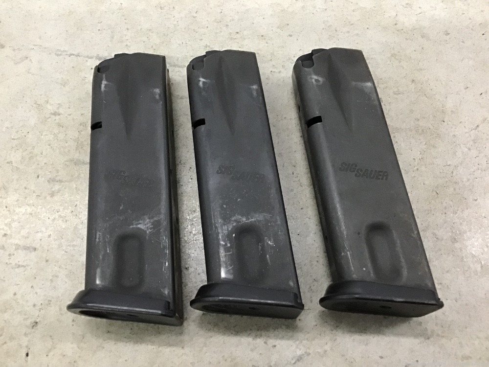 Lot of 3 LE Marked Sig Sauer P228 P229 13 Round 9MM Luger Penny 0.01-img-0