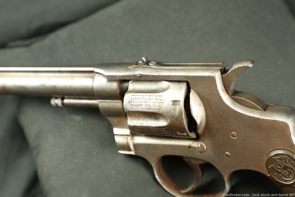 Smith & Wesson S&W .32 Hand Ejector 1st Model 1896 SA/DA Revolver, Antique-img-21