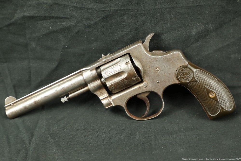 Smith & Wesson S&W .32 Hand Ejector 1st Model 1896 SA/DA Revolver, Antique-img-4