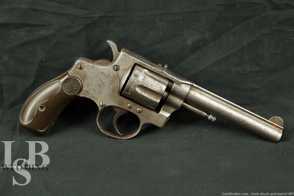 Smith & Wesson S&W .32 Hand Ejector 1st Model 1896 SA/DA Revolver, Antique-img-0