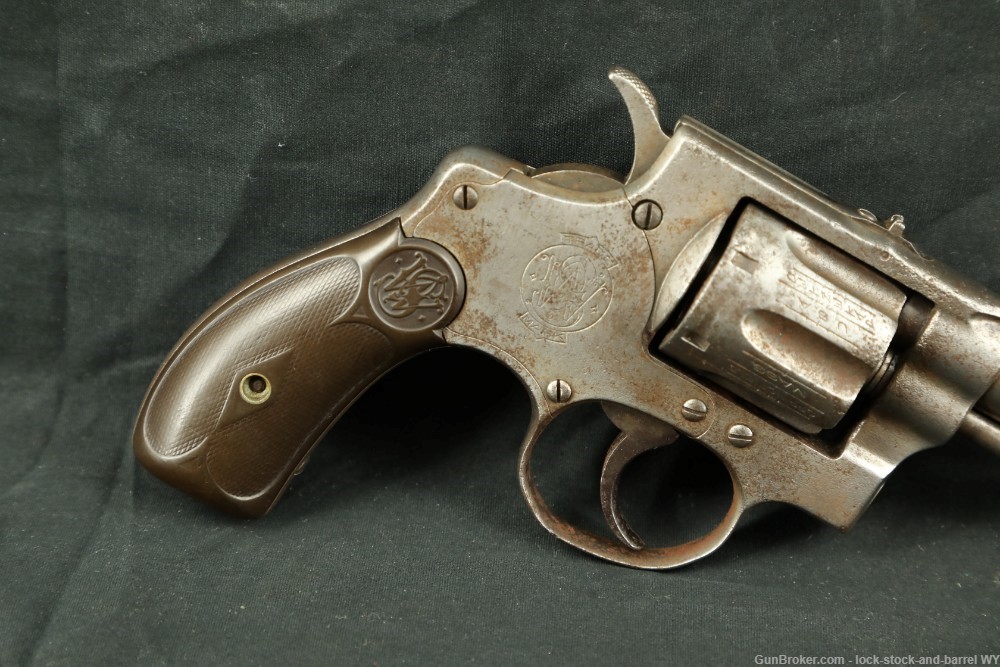 Smith & Wesson S&W .32 Hand Ejector 1st Model 1896 SA/DA Revolver, Antique-img-2