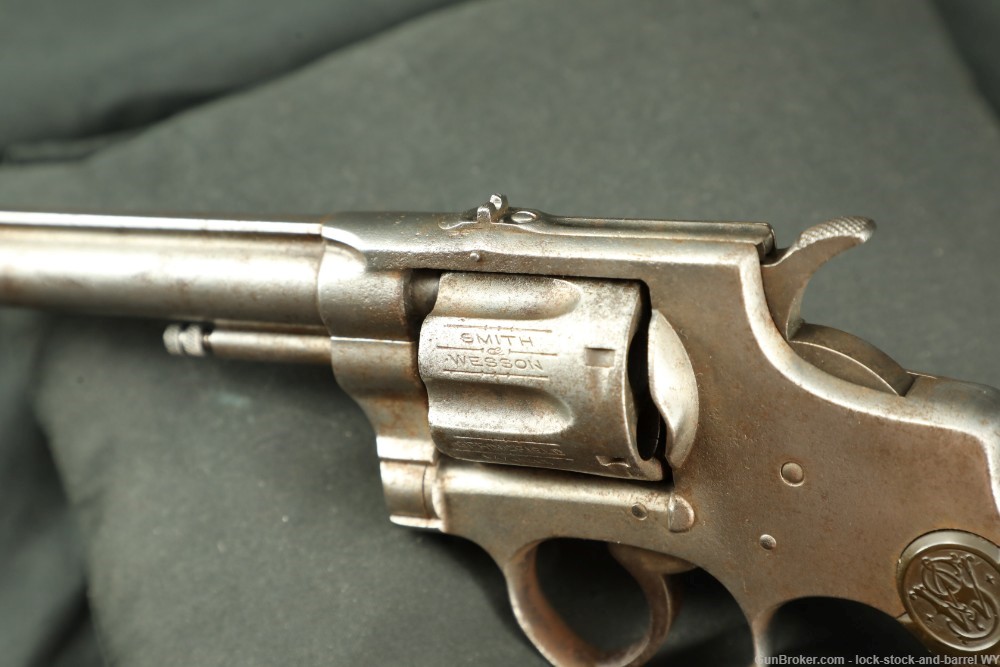 Smith & Wesson S&W .32 Hand Ejector 1st Model 1896 SA/DA Revolver, Antique-img-19