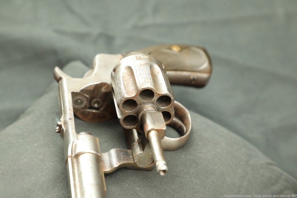 Smith & Wesson S&W .32 Hand Ejector 1st Model 1896 SA/DA Revolver, Antique-img-17