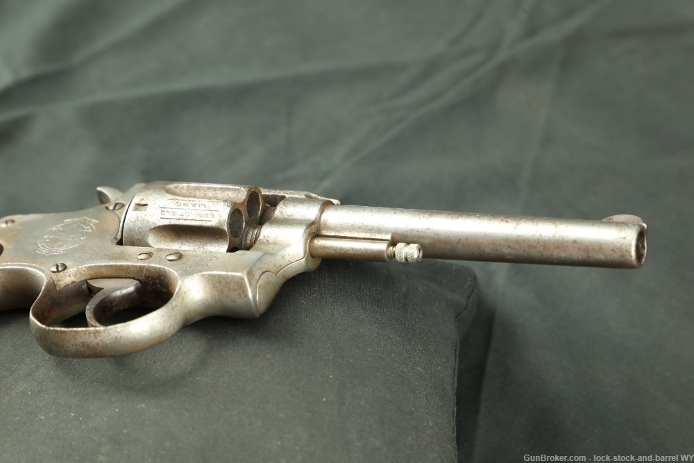 Smith & Wesson S&W .32 Hand Ejector 1st Model 1896 SA/DA Revolver, Antique-img-10