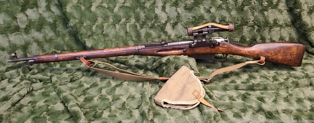 Mosin Nagant Sniper 91/30 - 1936 - Optic, Sling, Scope Cover & Canvas!-img-1