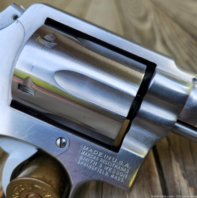 Rare Smith & Wesson Model 65 357 Magnum Revolver 3" Stainless S&W-img-8