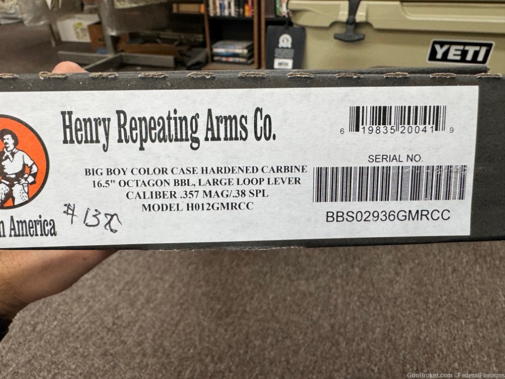 Henry Big Boy Color Case Hardened Carbine 357 Mag 16.5" H012GMRCC-img-12