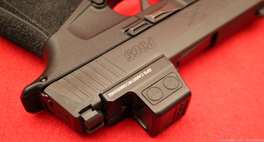 Sig Sauer P365x Macro 9mm 3.1" barrel semi-auto pistol w/Holosun Red Dot.-img-8