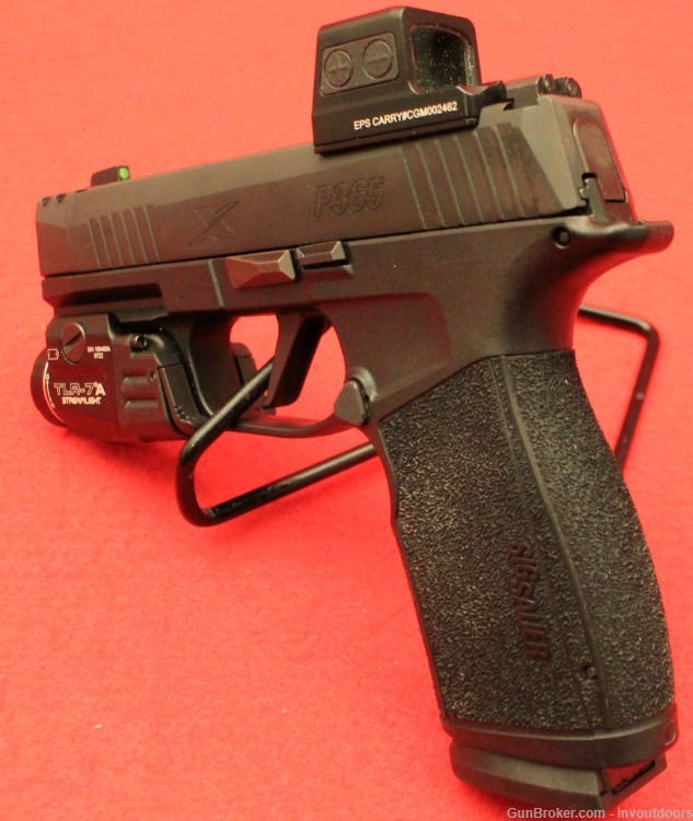 Sig Sauer P365x Macro 9mm 3.1" barrel semi-auto pistol w/Holosun Red Dot.-img-3