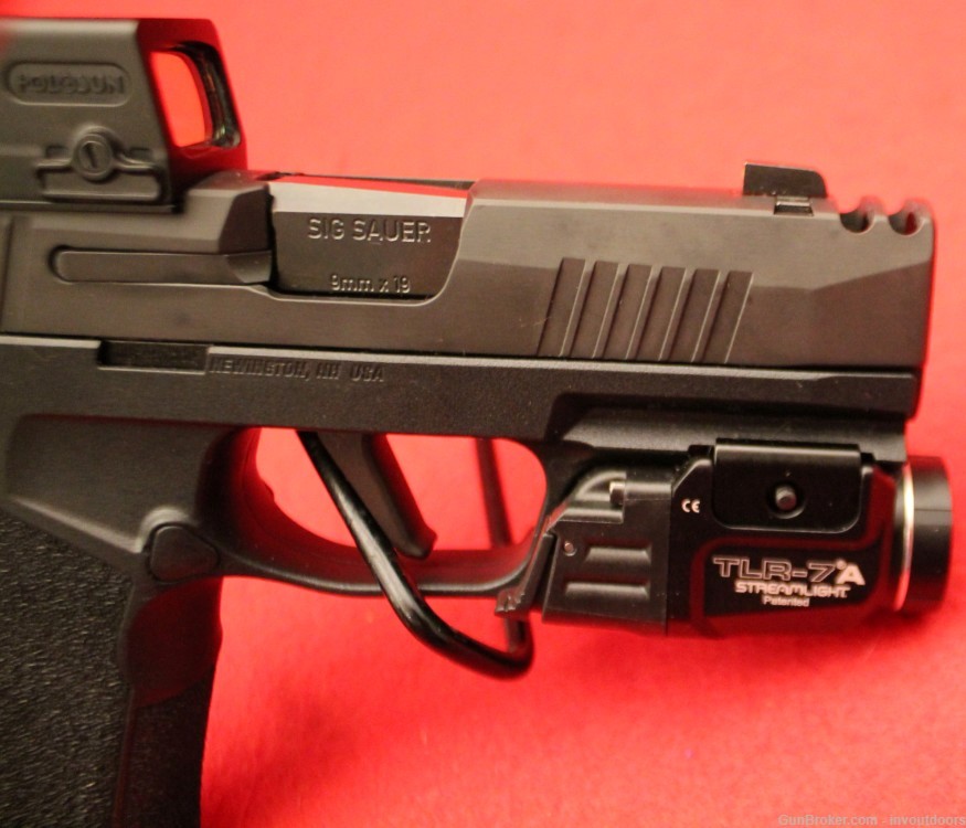 Sig Sauer P365x Macro 9mm 3.1" barrel semi-auto pistol w/Holosun Red Dot.-img-6