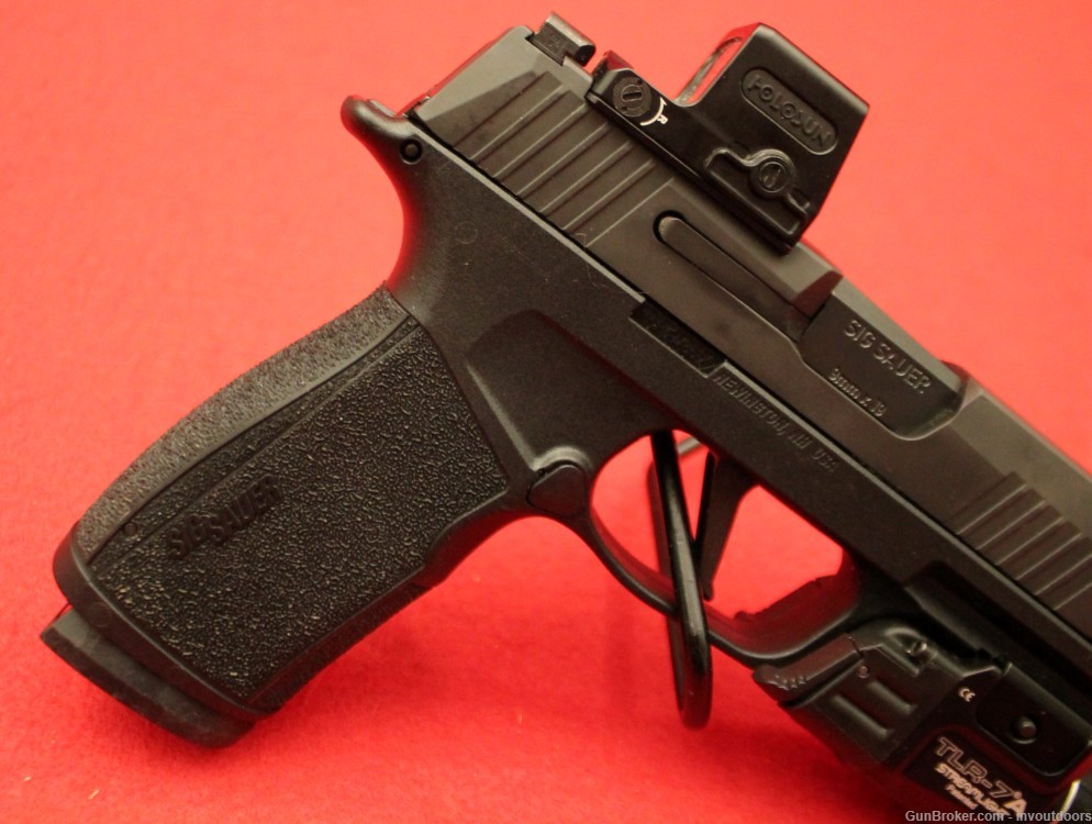 Sig Sauer P365x Macro 9mm 3.1" barrel semi-auto pistol w/Holosun Red Dot.-img-9