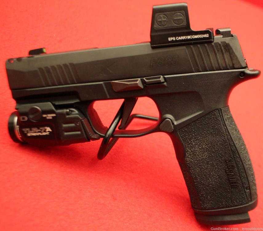 Sig Sauer P365x Macro 9mm 3.1" barrel semi-auto pistol w/Holosun Red Dot.-img-13