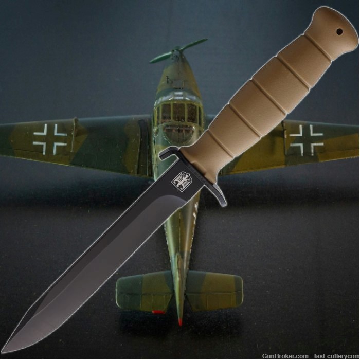 Bundeswehr MI319 Military Combat fixed blade field knife Free Gift-img-0