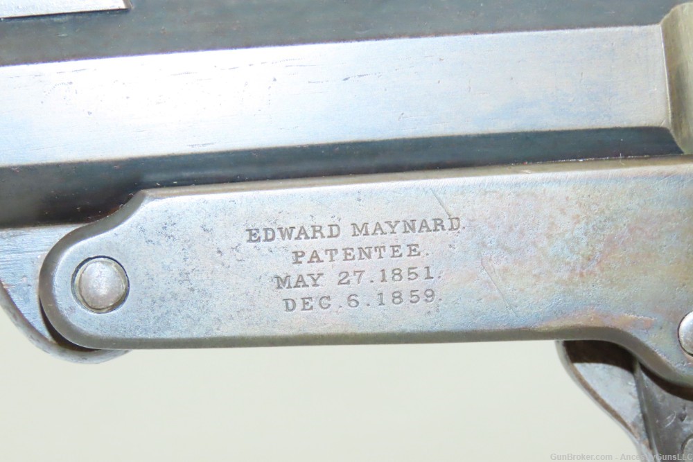 c1863 mfr CIVIL WAR Antique MAYNARD Patent MASS. ARMS Cavalry Carbine UNION-img-7