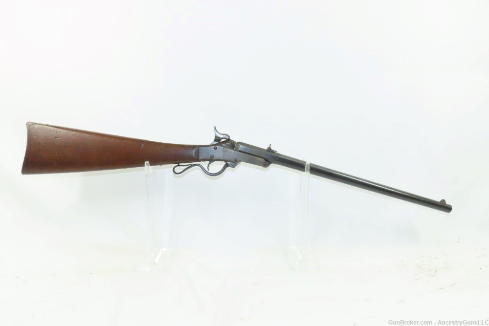 c1863 mfr CIVIL WAR Antique MAYNARD Patent MASS. ARMS Cavalry Carbine UNION-img-15