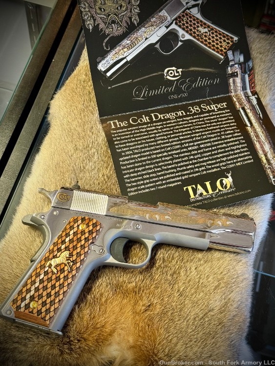 Rare Colt Talo Dragon 38 Super 1 of 500-img-5