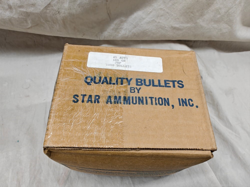 Star Bullets 45 ACP 185 Grain Jacketed Hollow Point 1000-img-0