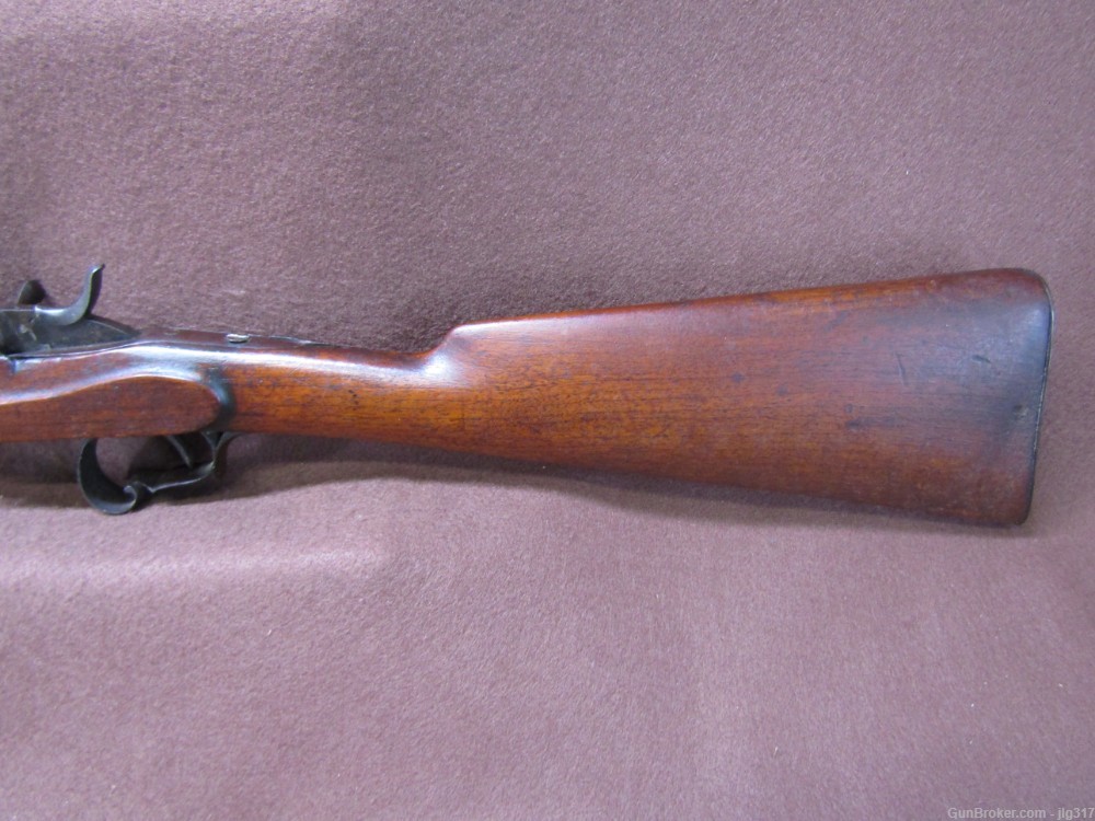 Antique Belgian Flobert 22 Cal Single Shot Roling Block Rifle-img-13