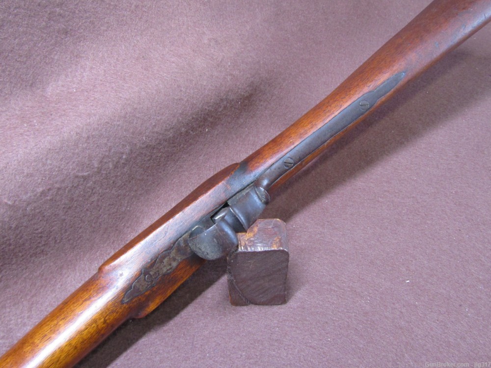 Antique Belgian Flobert 22 Cal Single Shot Roling Block Rifle-img-17