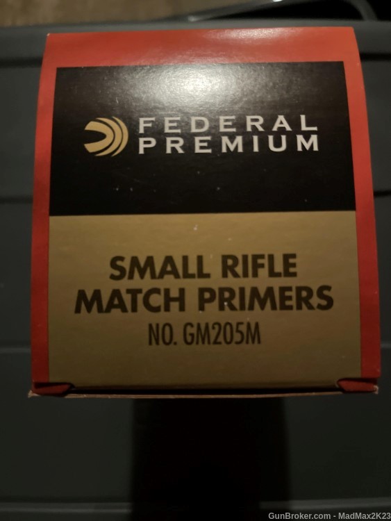 Federal Premium Gold Medal Small Rifle Match Primers #205M (2-Boxes / 2000)-img-3