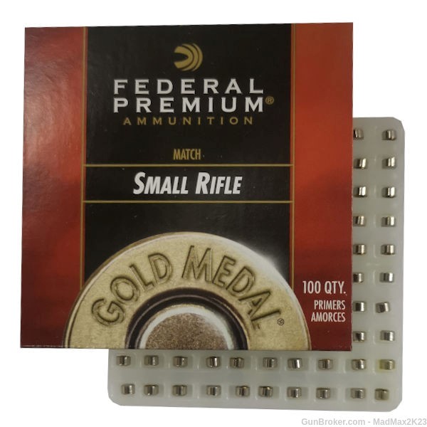 Federal Premium Gold Medal Small Rifle Match Primers #205M (2-Boxes / 2000)-img-4